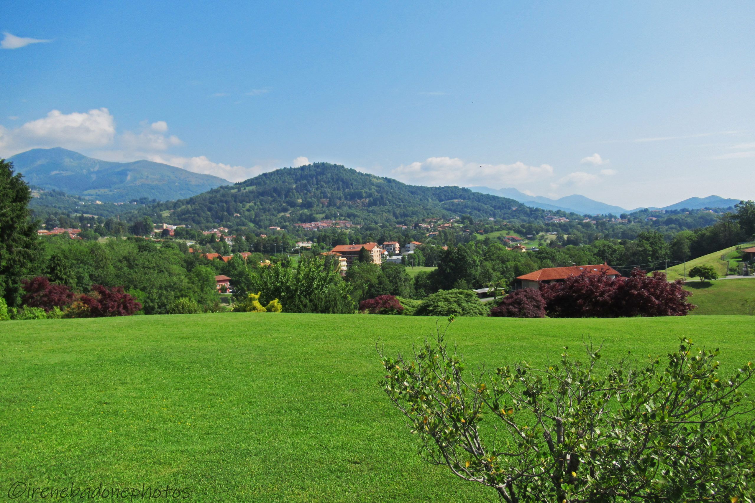 La collina della Burcina vista da Occhieppo Superiore