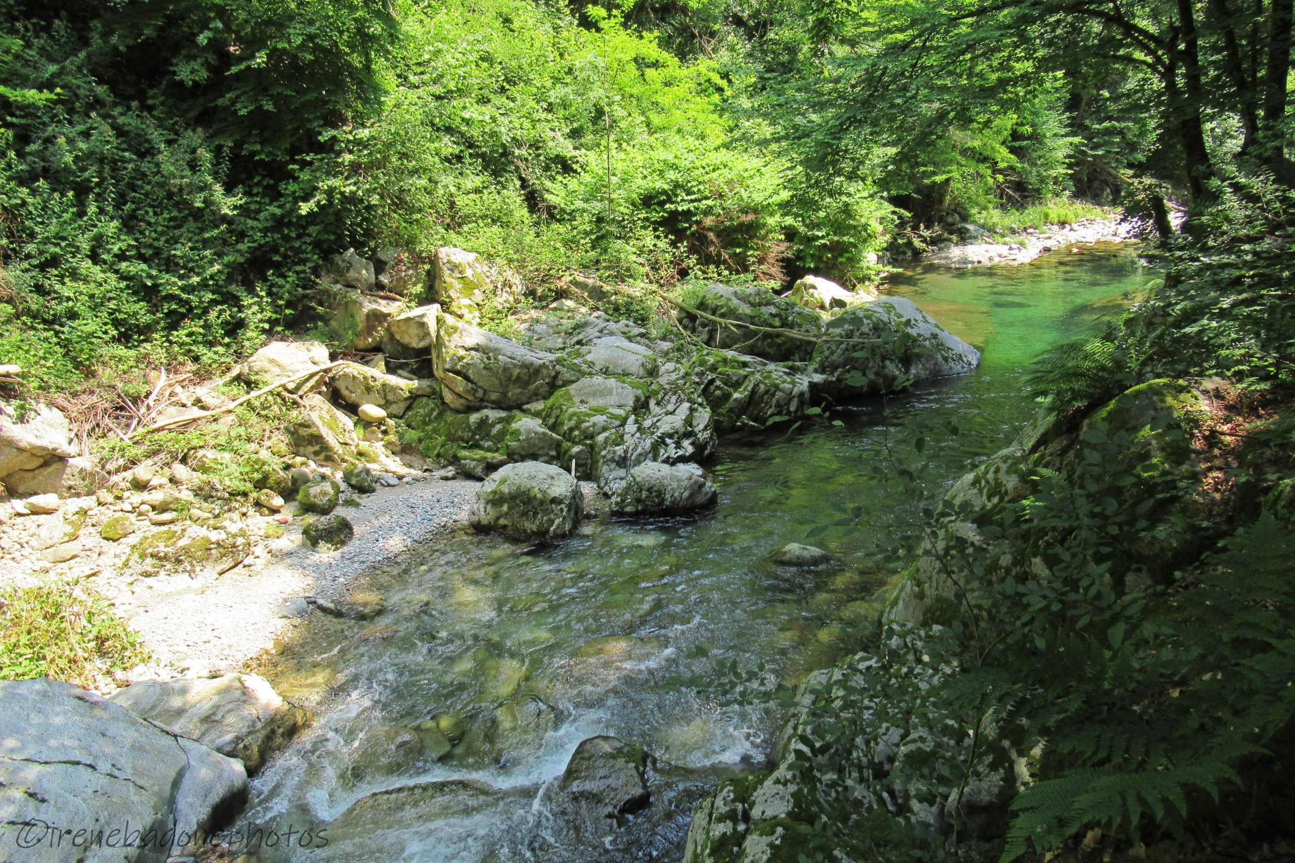 Il torrente Oropa nei pressi di Biella