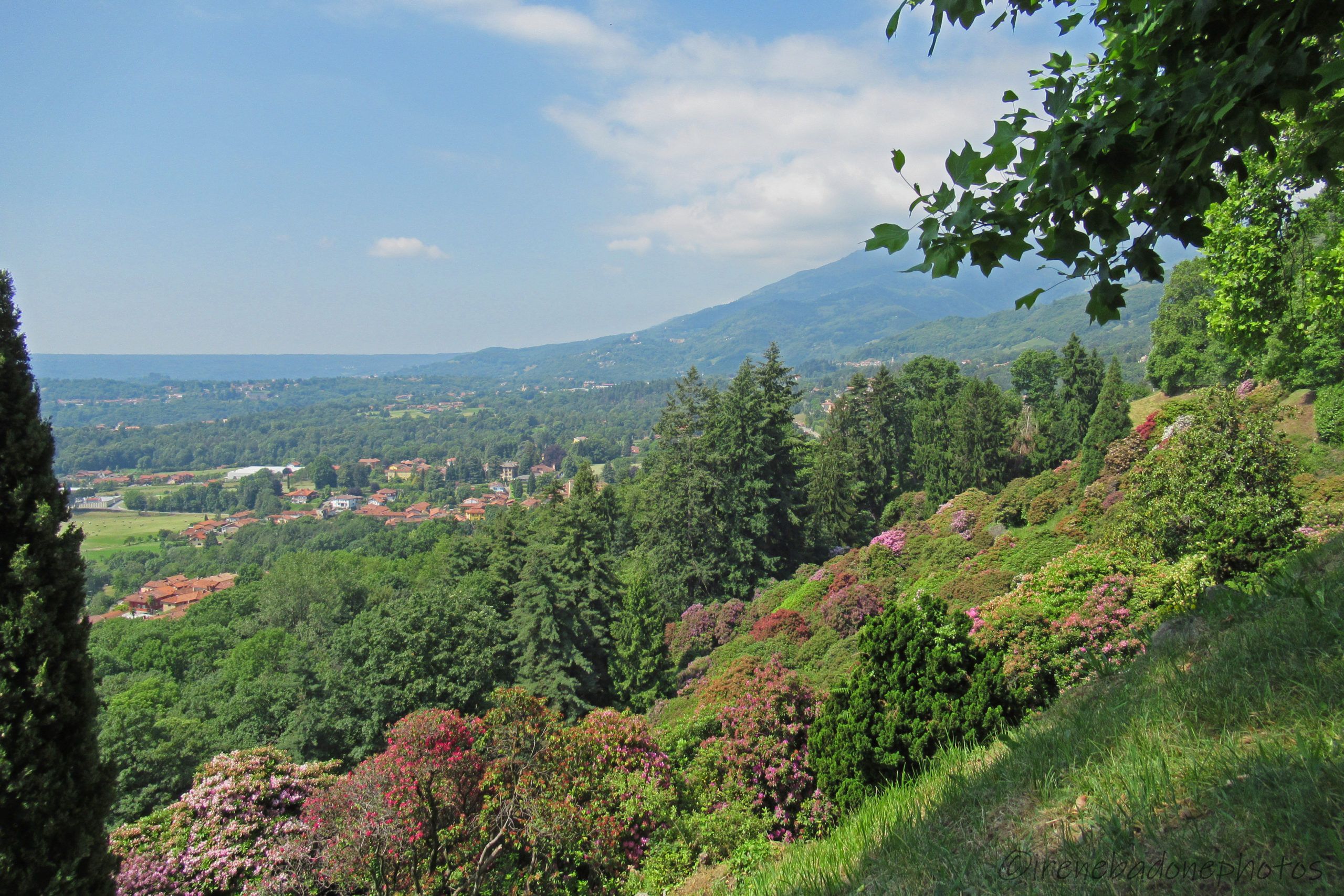 Panorama su Graglia e la Serra