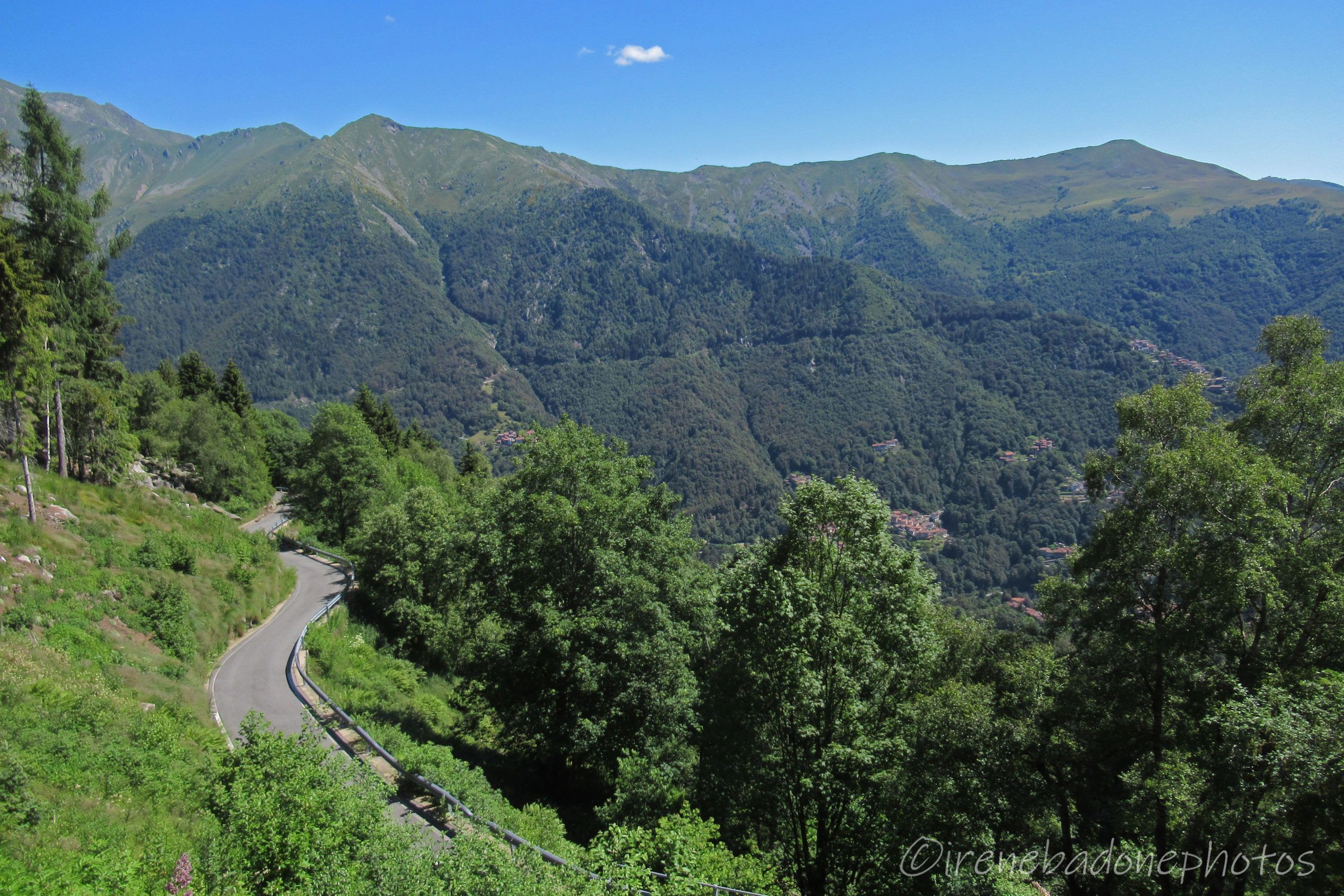 Panorama sull'Alta Valle Cervo