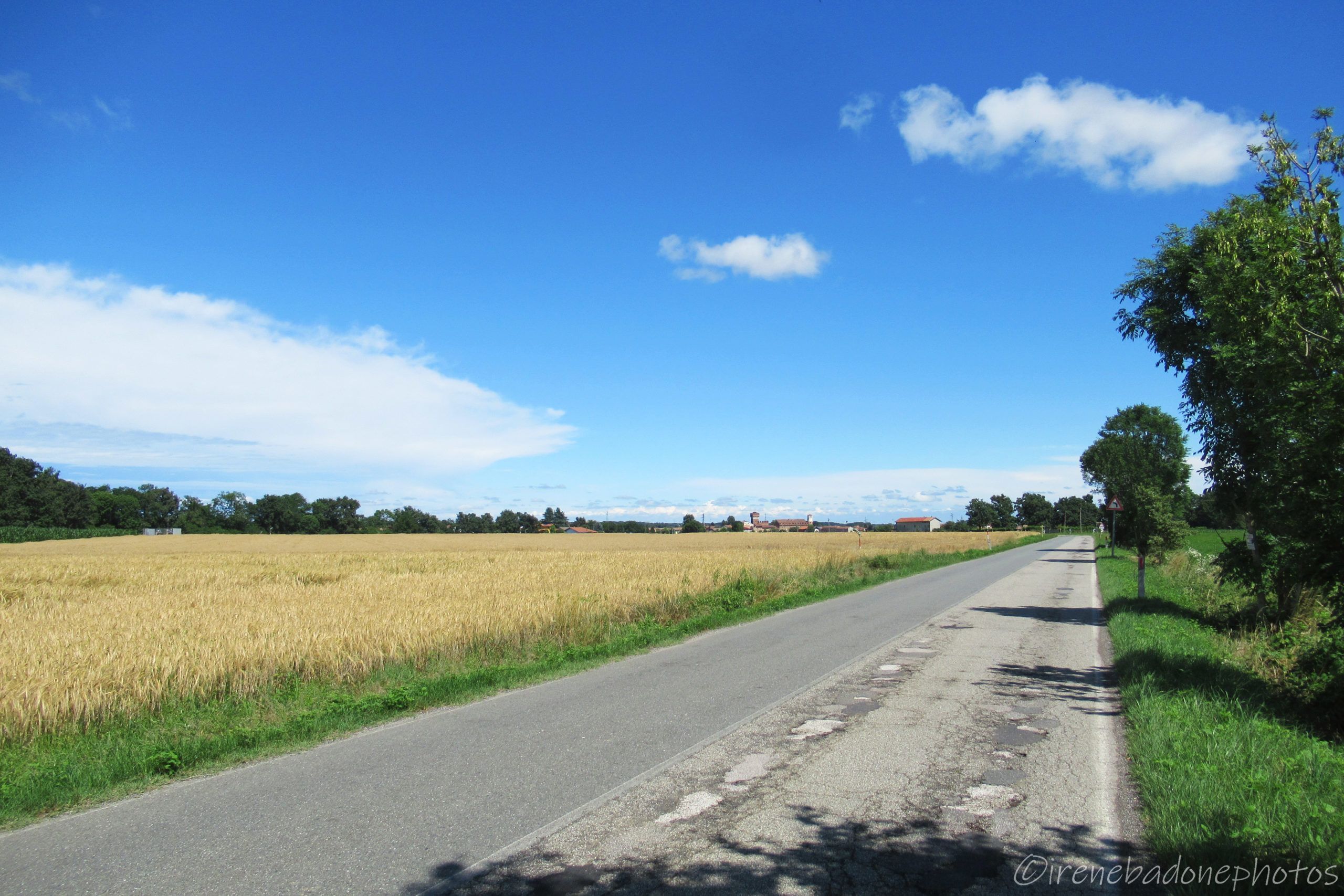 Tranquilla strada per arrivare a Verrone