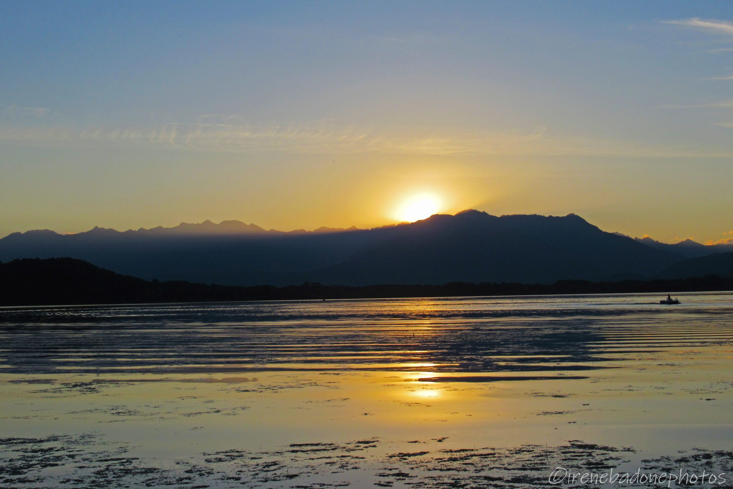 Da non perdere: il tramonto sul lago!