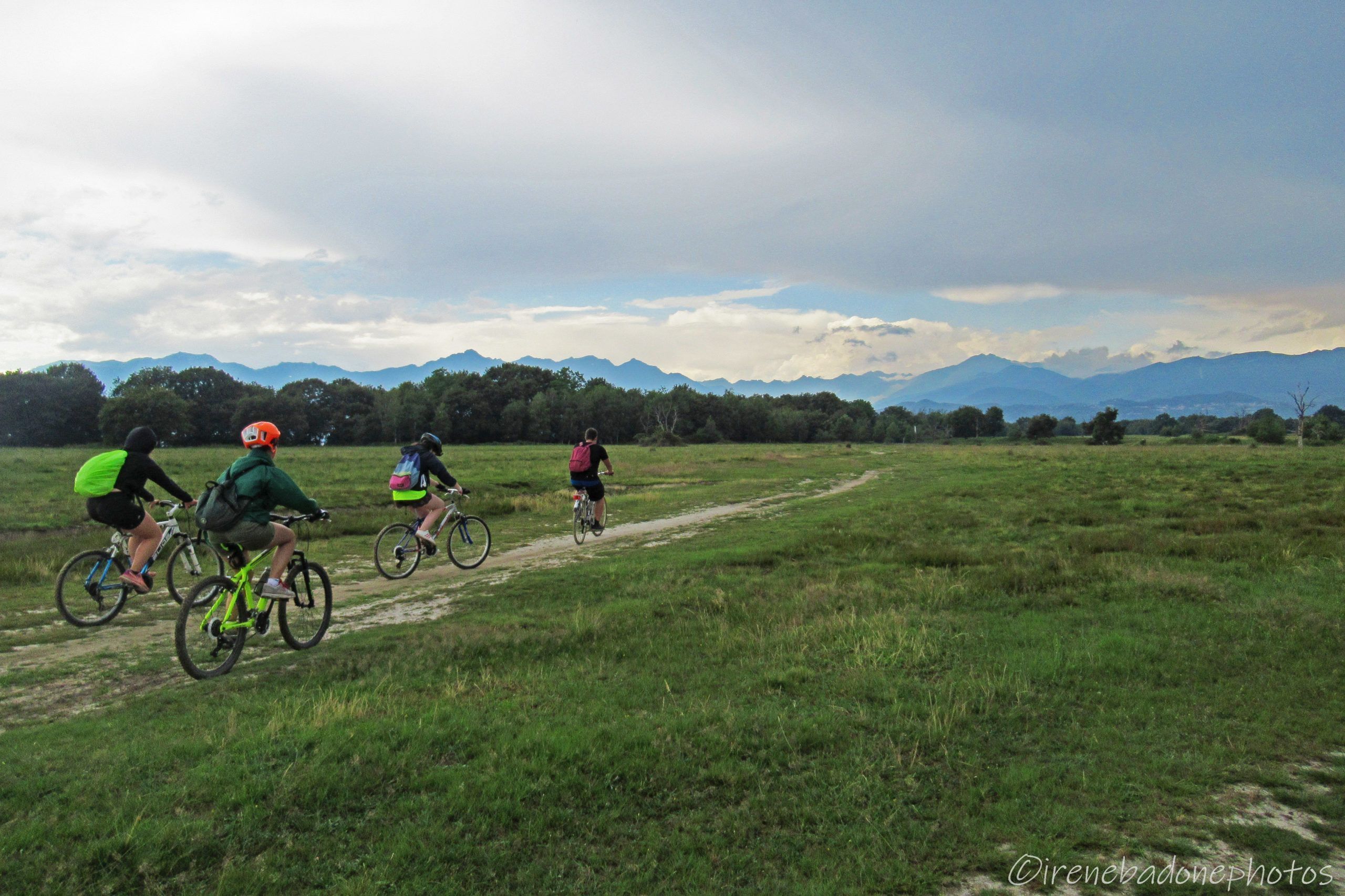 Pedalando sull'altopiano della Baraggia