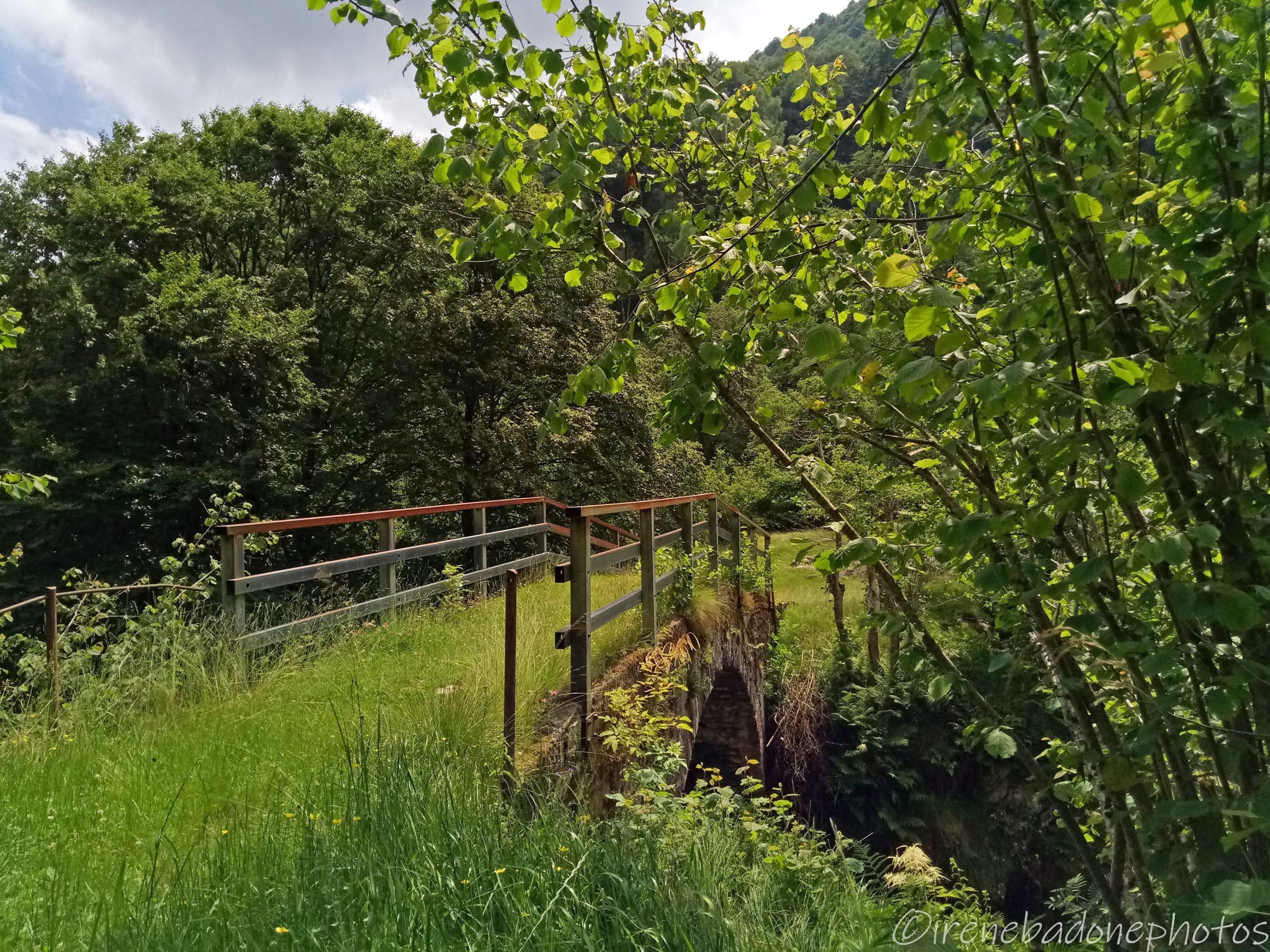 Il ponte di pietra sul torrente Dolca (al ritorno)