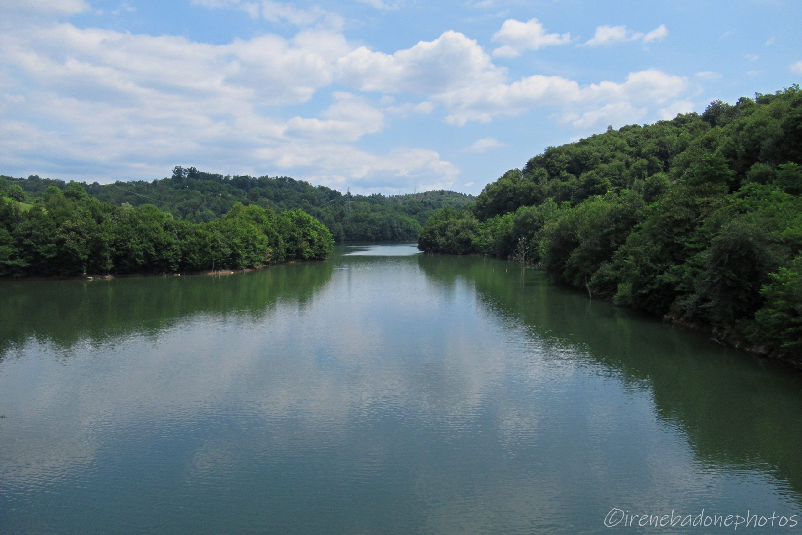 Il lago verso Mongrando...