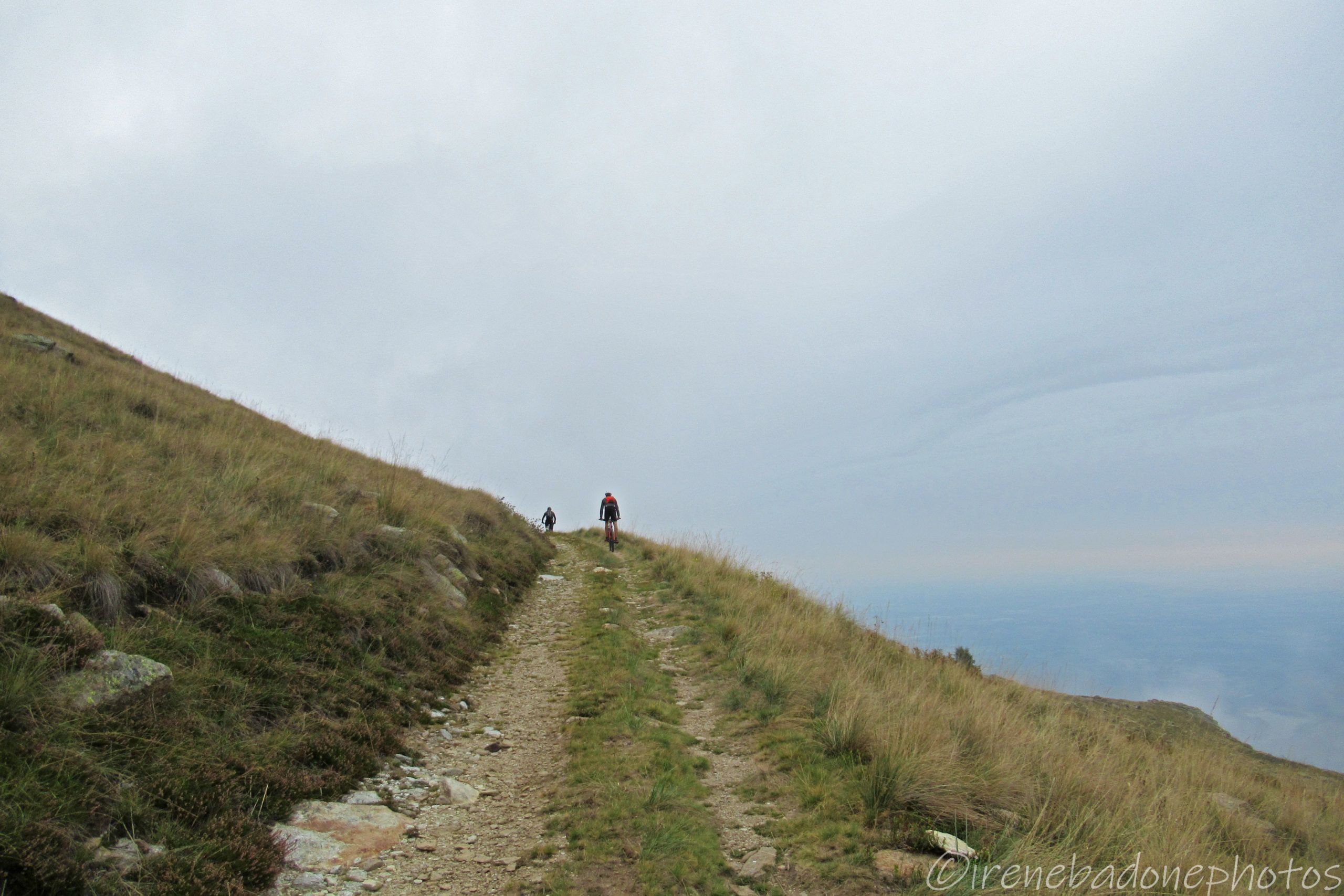 The last climb and then you start to descend